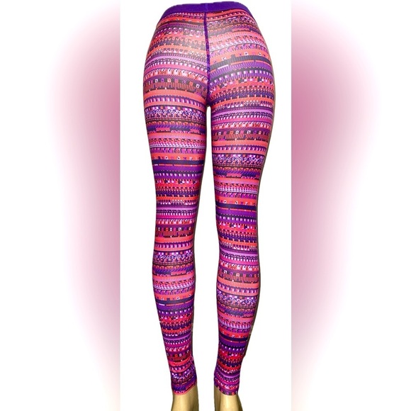 Nike Pro Multicolor Geometric Dri-FIT Leggings Women’s Small - Picture 2 of 11